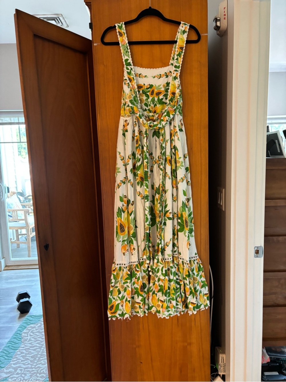 Farm Rio Papaya Salad Scarf Maxi dress - Picture 7 of 16
